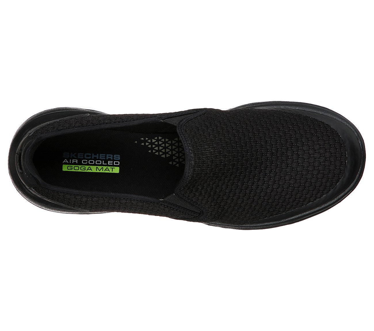 Skechers Mens GOwalk 5 Apprize Black Slip On Trainers 55510