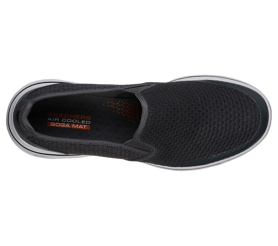 Skechers Mens GOwalk 5 Apprize Grey Slip On Trainer Shoes 55510