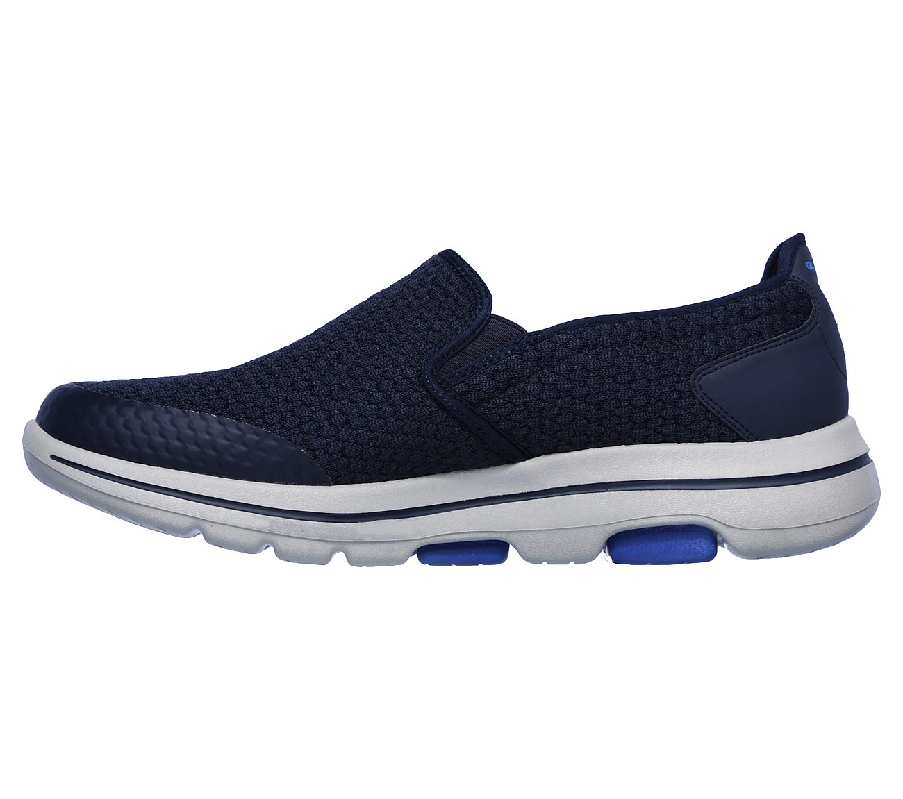 Skechers Mens GOwalk 5 Apprize Navy Blue Slip On Trainers 55510