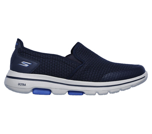 Skechers Mens GOwalk 5 Apprize Navy Blue Slip On Trainers 55510