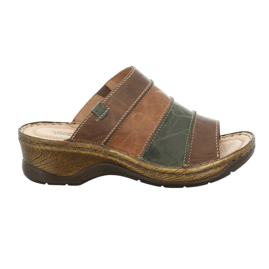 Josef Seibel Ladies Catalonia 64 Brown Mule Shoes 56530 95 322