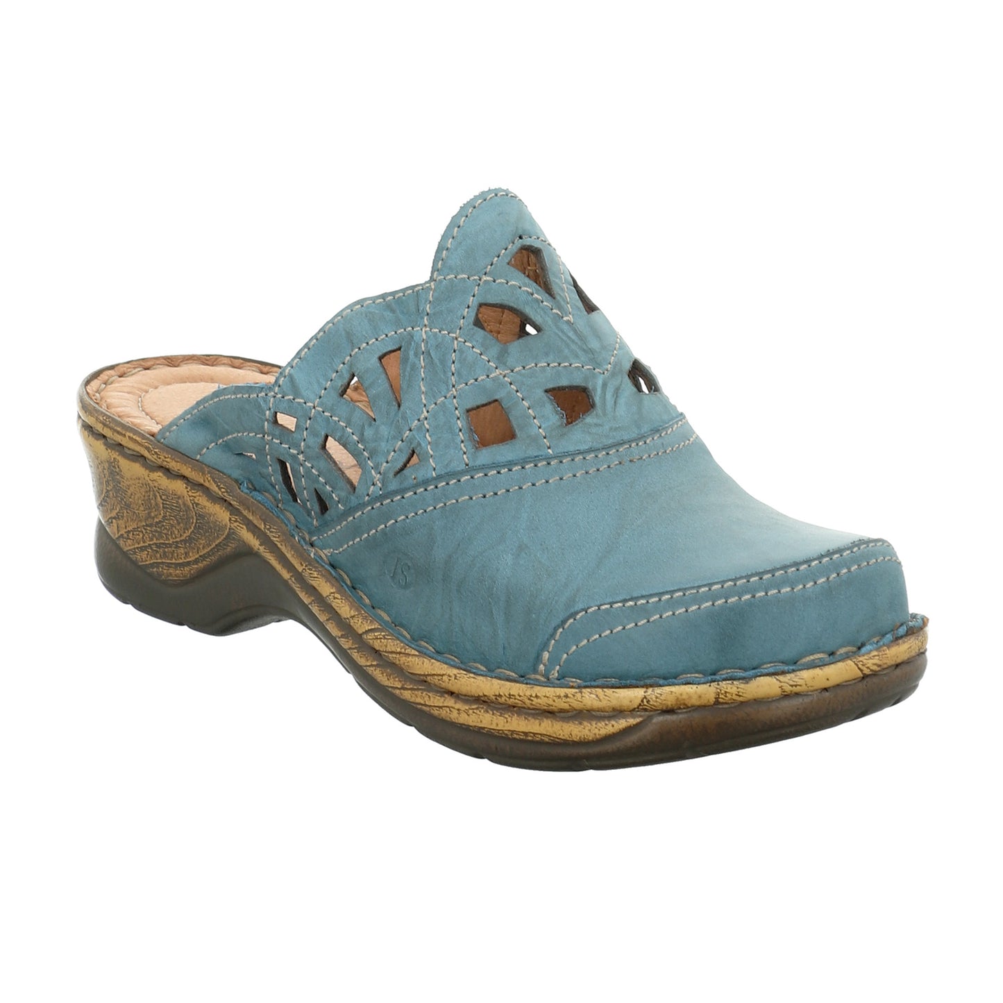 Josef Seibel Ladies Catalonia 41 Ladies Blue Clog Shoes 56541 95 515