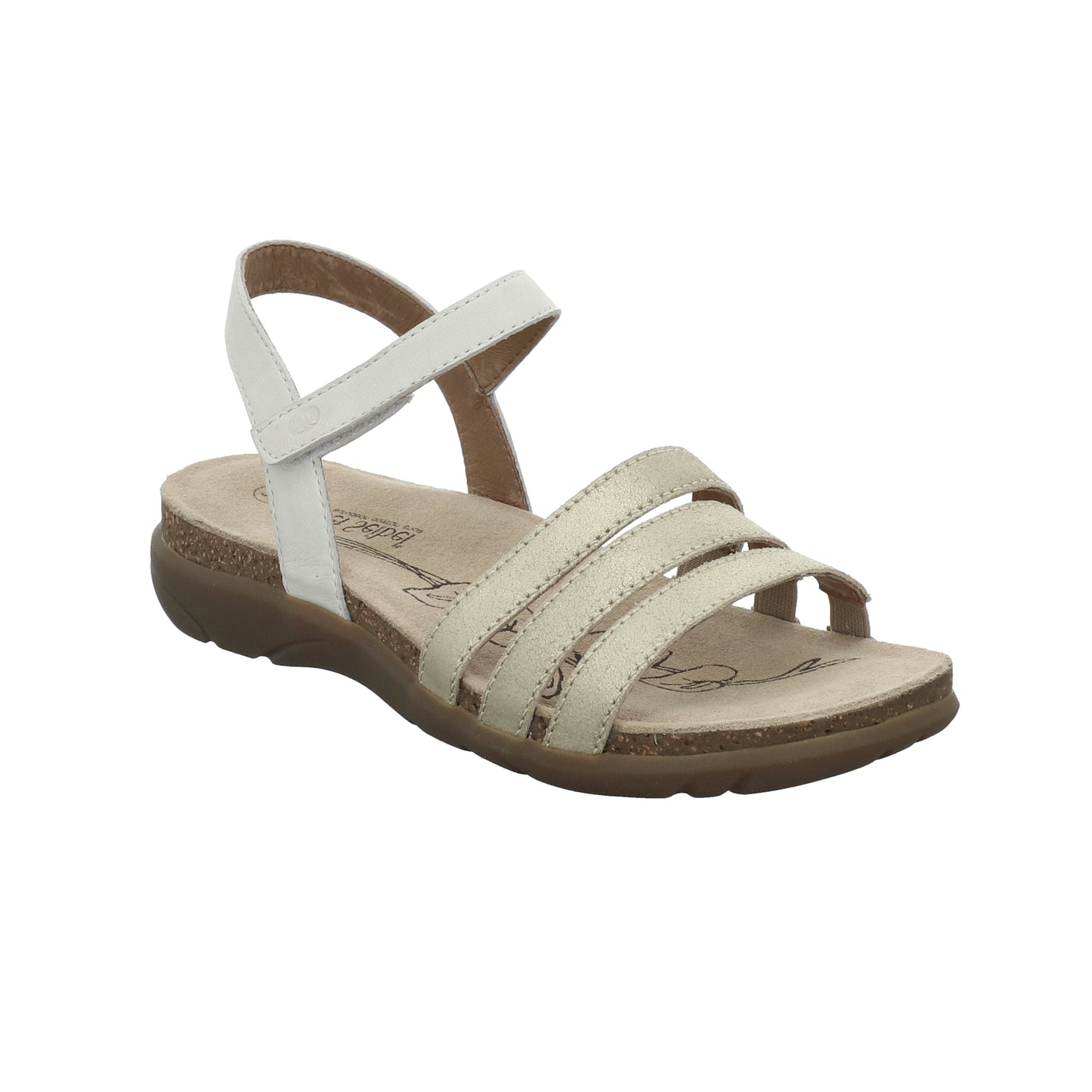 Josef Seibel Ladies Riley 01 Beige Strappy Sandals 69701 982 221