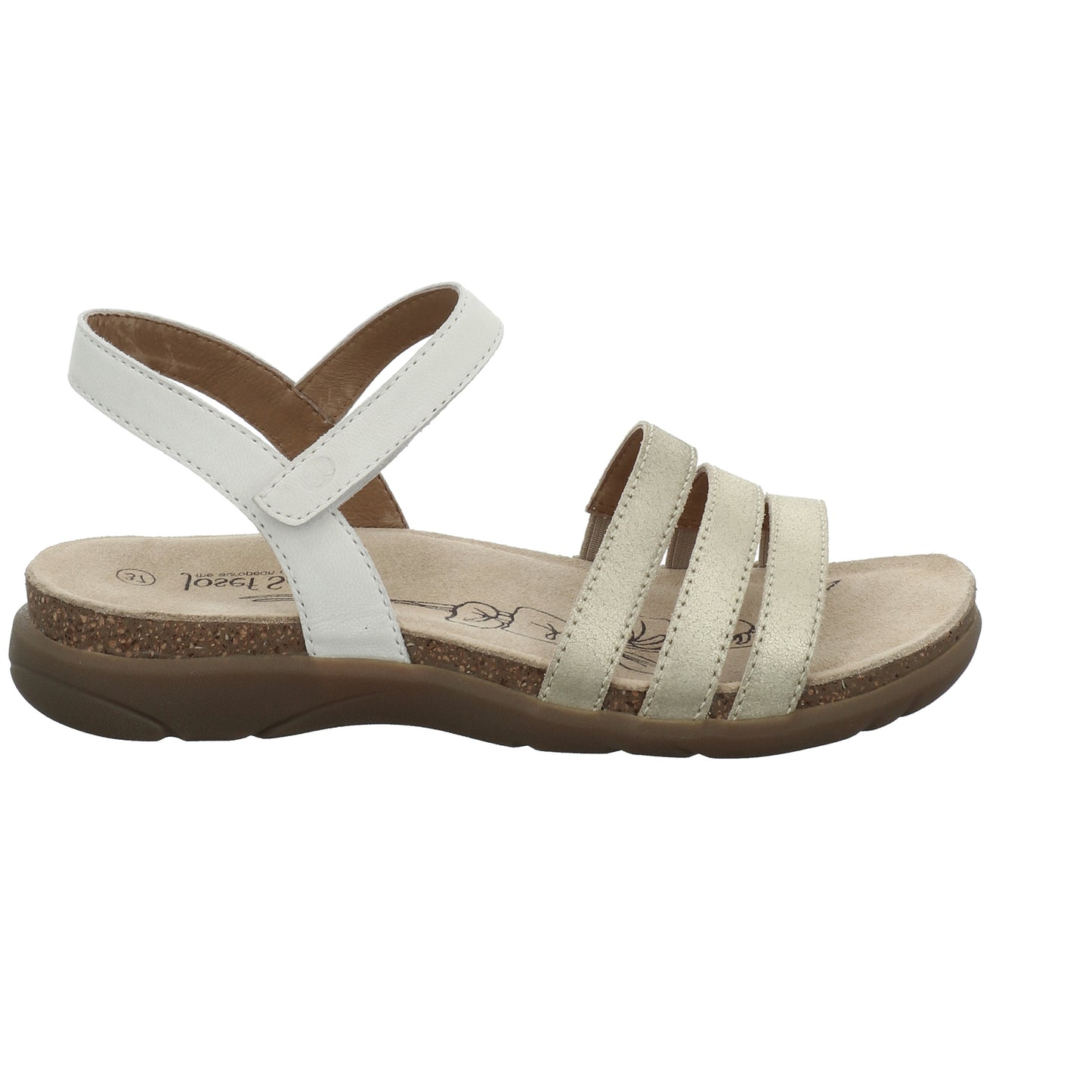 Josef Seibel Ladies Riley 01 Beige Strappy Sandals 69701 982 221