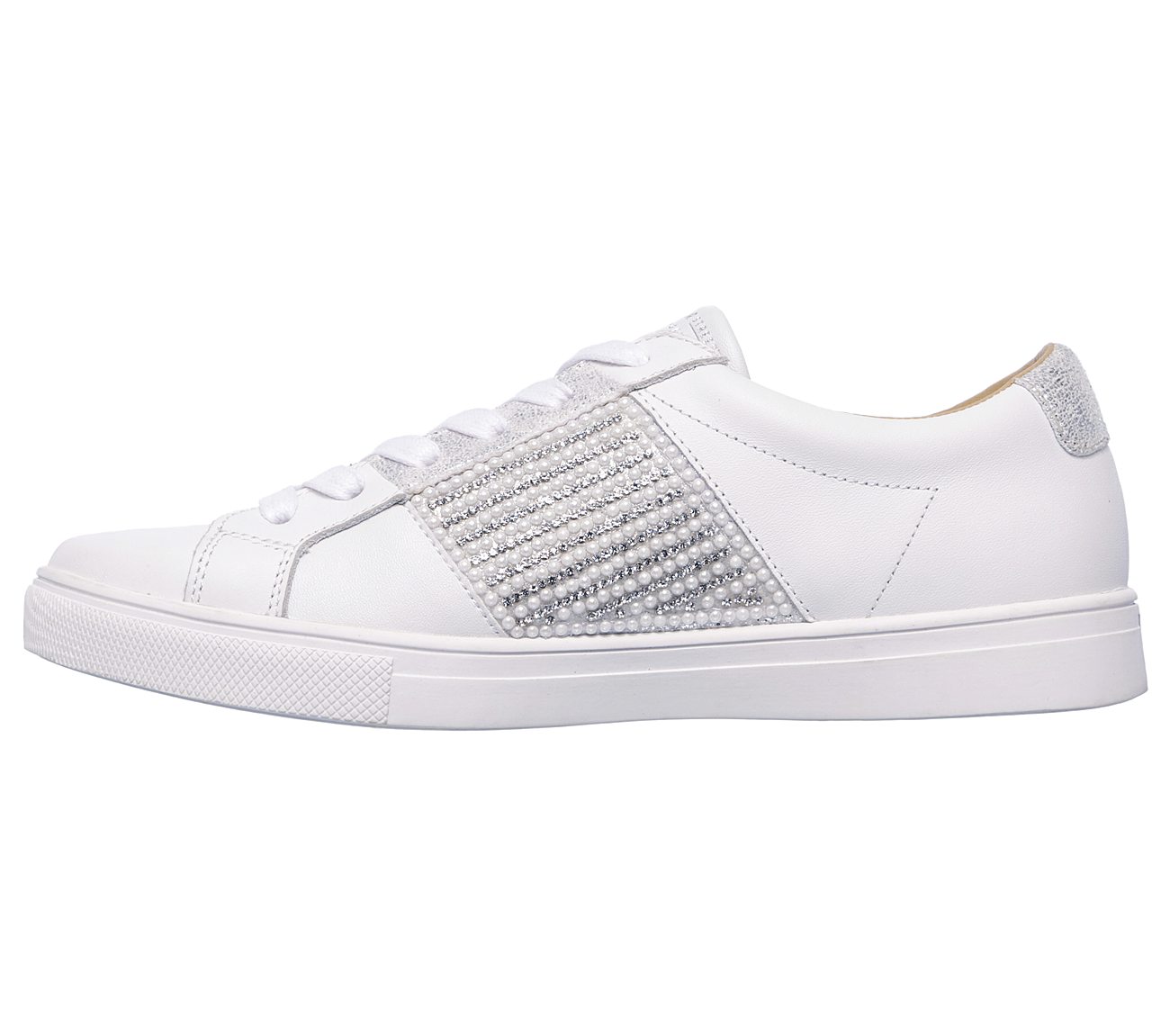 Skechers Ladies 73493Wsl White/Silver