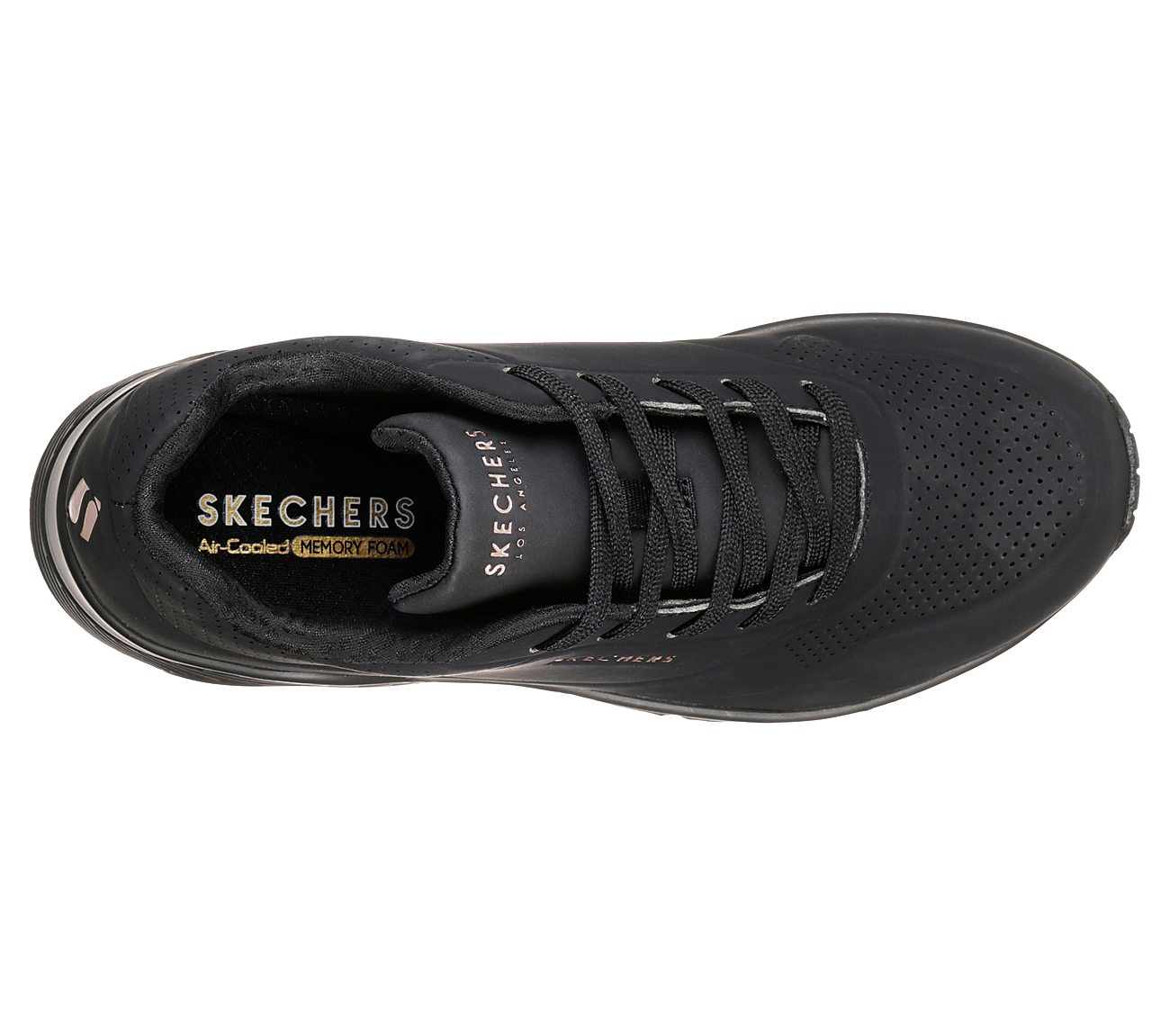Skechers 73690 Street Uno Stand on Air Black Trainers