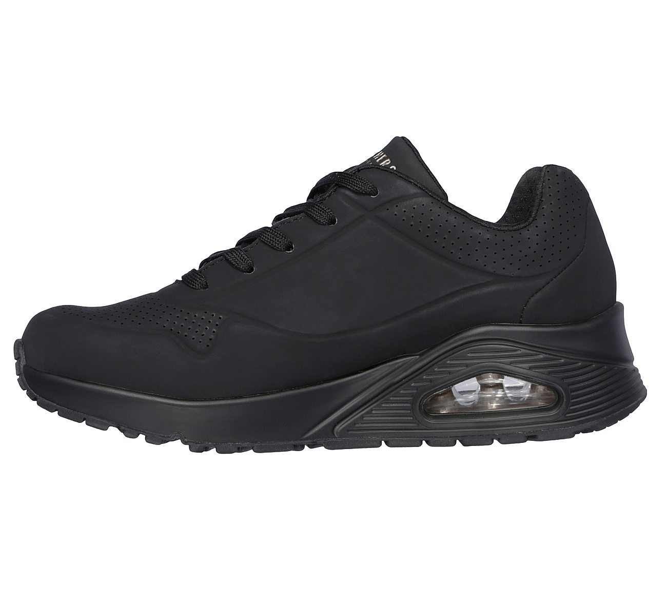 Skechers 73690 Street Uno Stand on Air Black Trainers