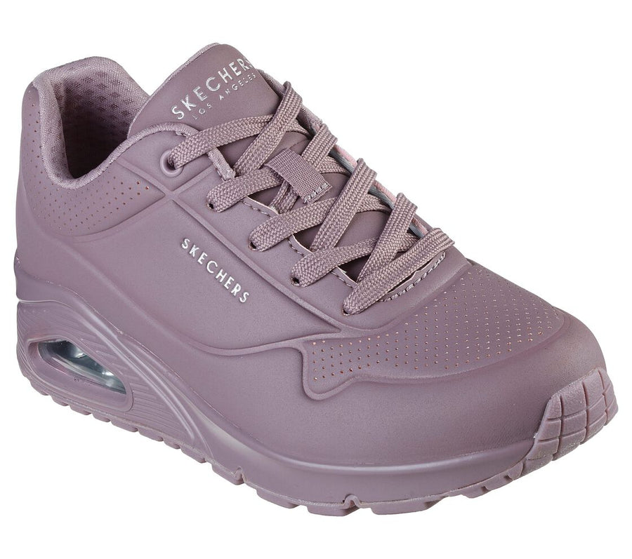 Skechers 73690 Uno Stand on Air Dark Mauve Trainers