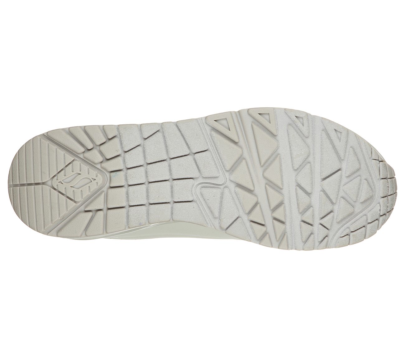 Skechers Ladies 73690 OFWT Street Uno Stand on Air Off White Trainers