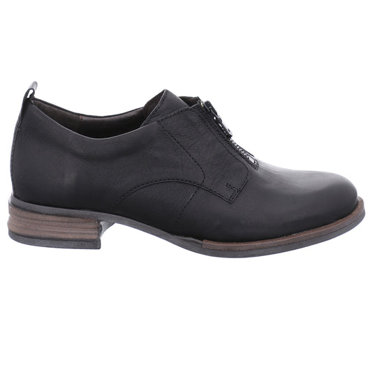 Josef Seibel Ladies Sanja 07 Ladies Black Leather Shoes 76507 720 100