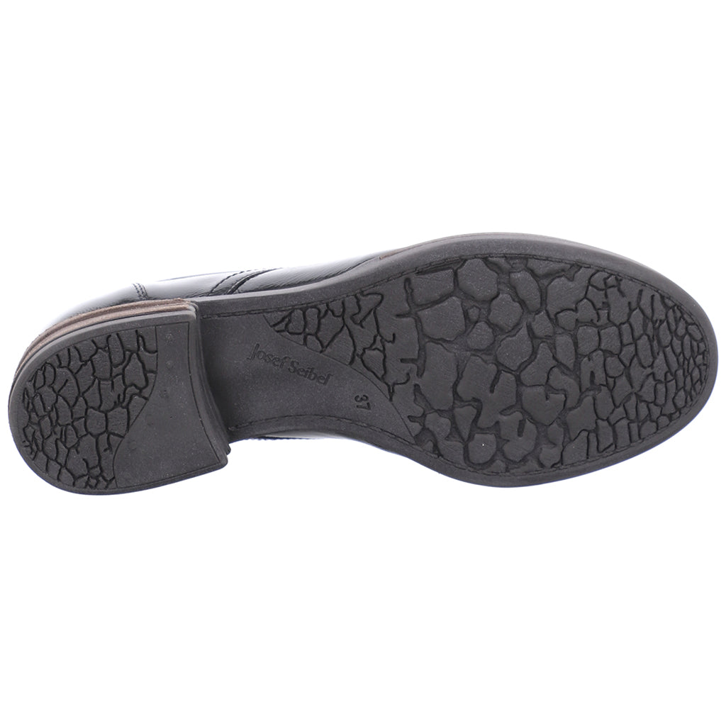 Josef Seibel Ladies Sanja 08 Ladies Black Patent Shoes 76508 65 100