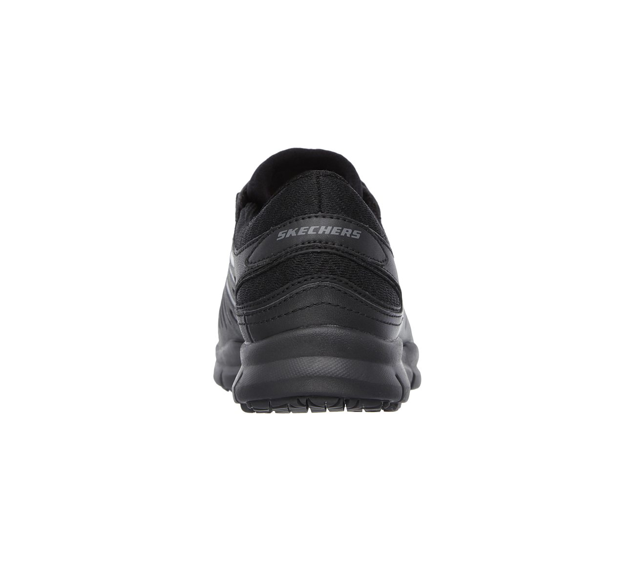 Skechers Ladies Relaxed Fit Eldred SR Black Trainer Shoes 76551EC