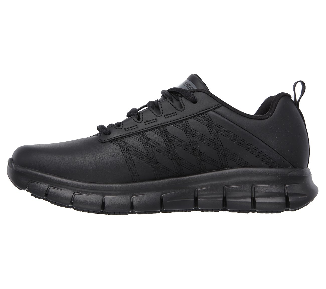 Skechers Ladies Sure Track Erath Black Trainers 76576EC