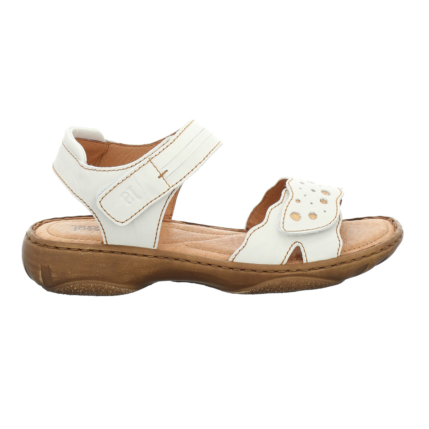 Josef Seibel Ladies Debra 55 White Walking Sandals 76755 88 000