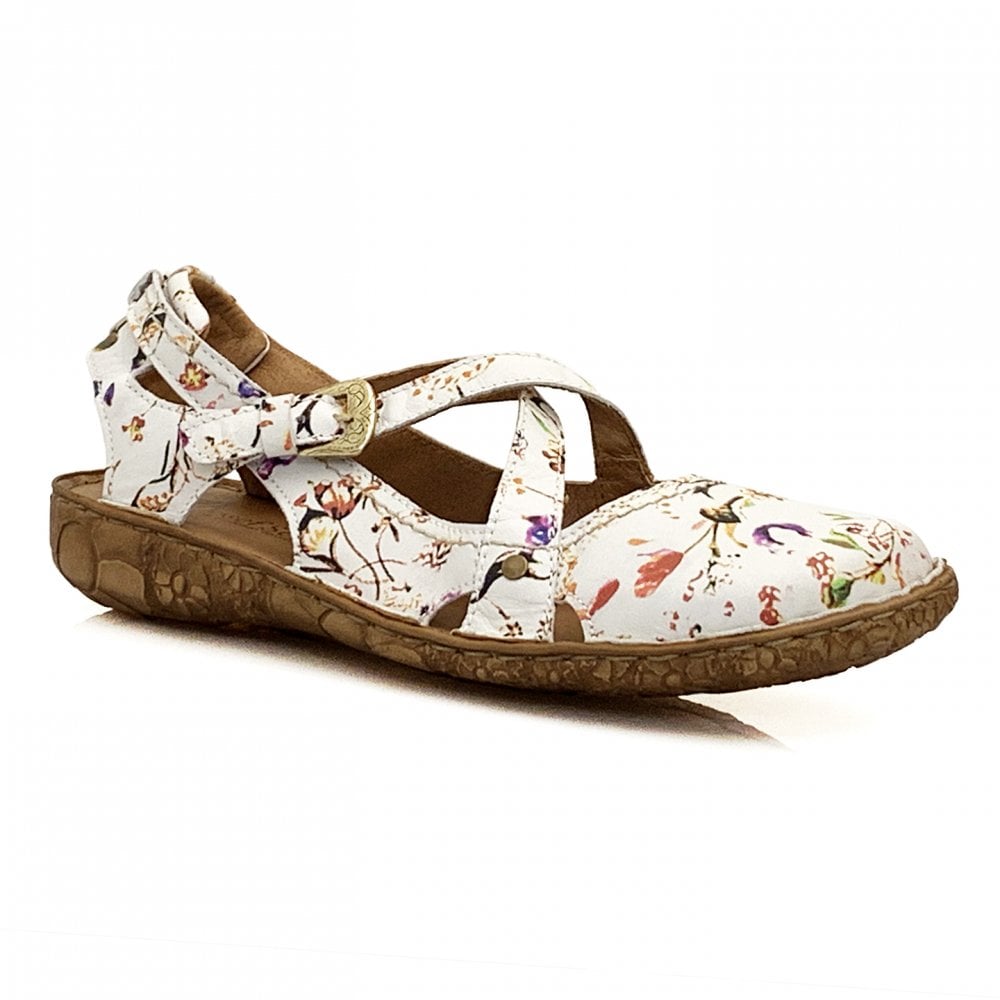 Josef Seibel Ladies Rosalie 13 Floral Closed Toe Sandals 79513-190-002