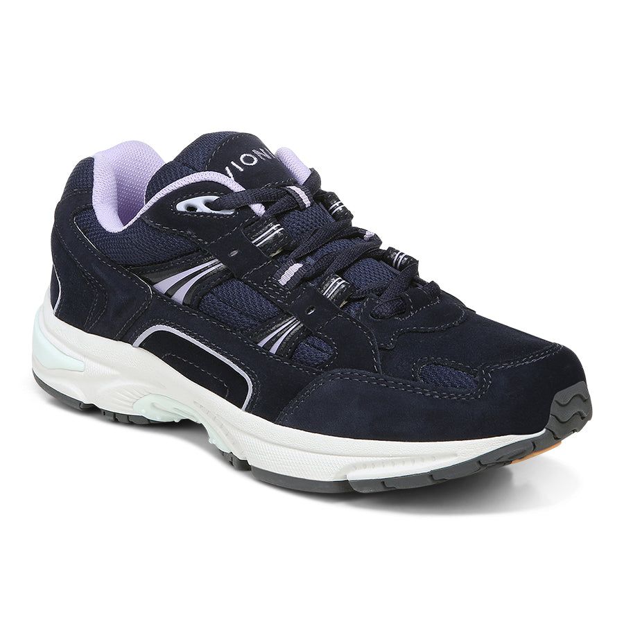 Vionic Ladies 23 Walker Vapour Navy/Purple Trainer
