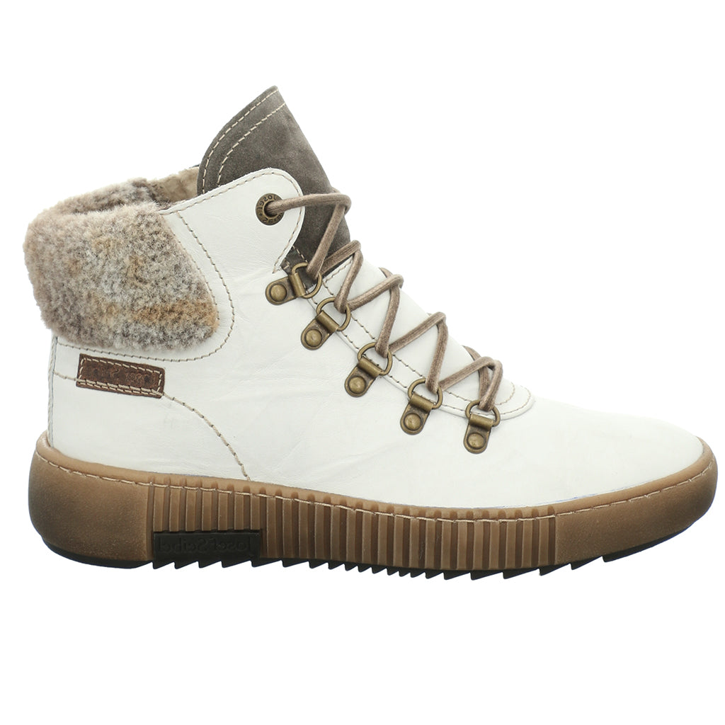 Josef Seibel Ladies Maren 17 White Ankle Boots 84617 Pl88 001