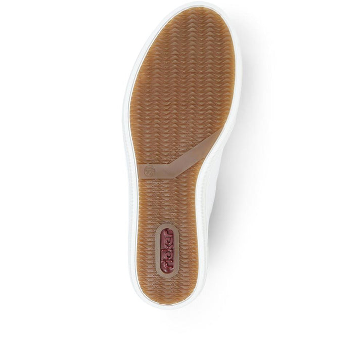 Rieker L59L1-83 Ladies White Trainer