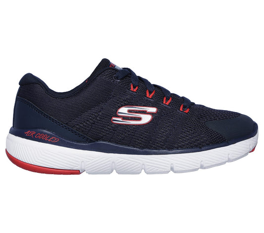 Skechers Kids Flex Advantage 3.0 Stalwart Grey Boys Trainers 98140L