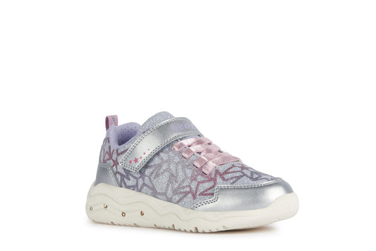Geox J Phyper J35GUA Girls Silver/Fushsia