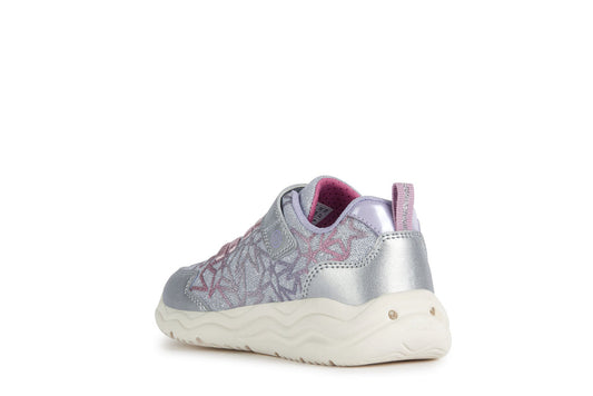 Geox J Phyper J35GUA Girls Silver/Fushsia