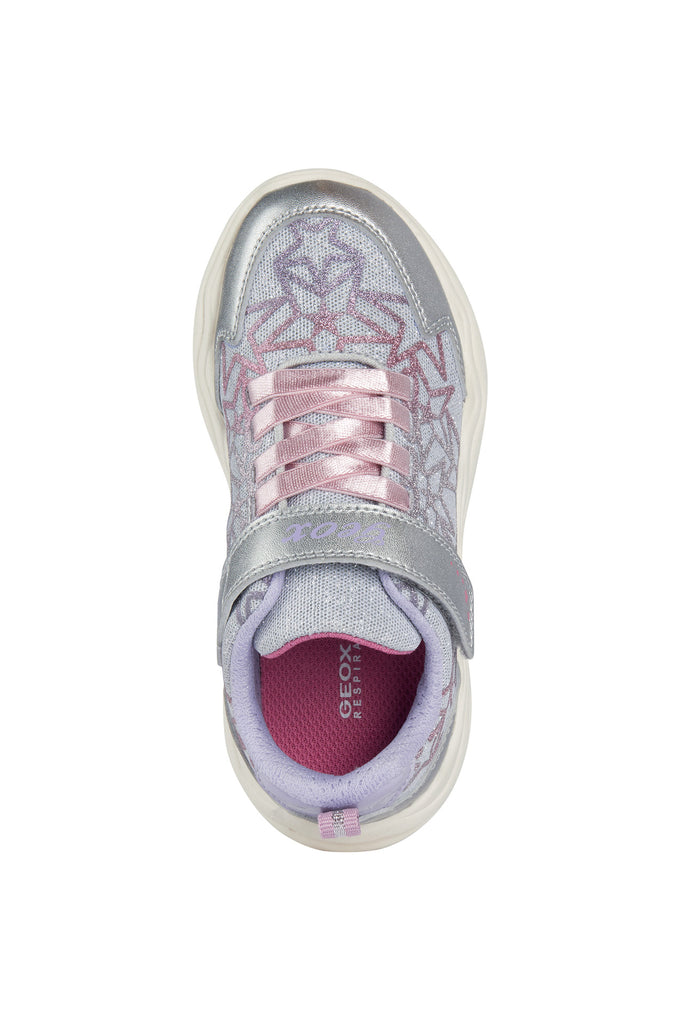 Geox J Phyper J35GUA Girls Silver/Fushsia