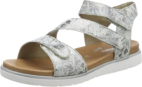 Remonte Ladies Silver Open Toe Sandals D4057-42