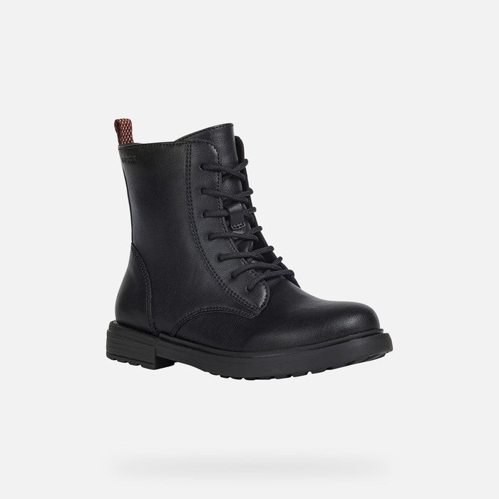 Geox J049QD J EClair Girls Black Ankle Boot