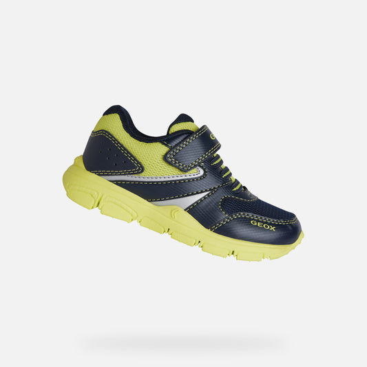 Geox Boys J N Torque J257NA Navy/Lime