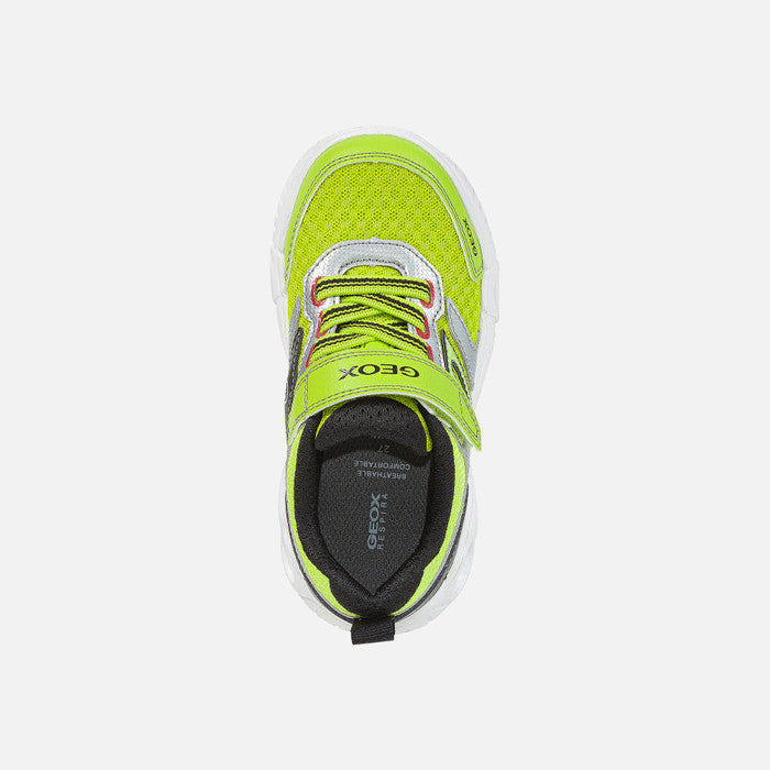 Geox Boys J Wroom J25JAB Lime/Black