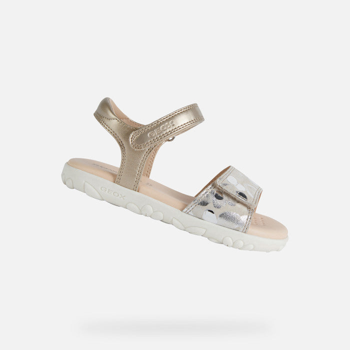 Geox Girls J028ZAJ.S Haiti Beige/Platinum