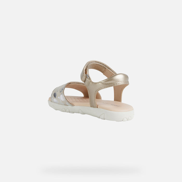 Geox Girls J028ZAJ.S Haiti Beige/Platinum
