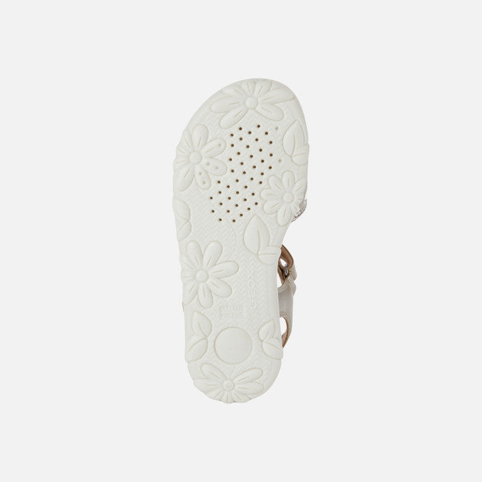 Geox Girls J028ZAJ.S Haiti Beige/Platinum