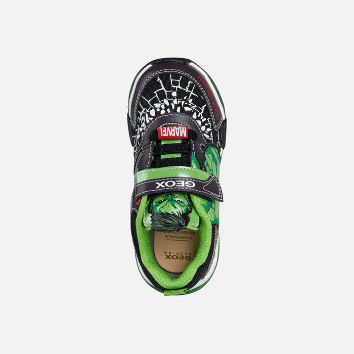 Geox J Bayonyc J35FEB Boys Marvel Black/Green