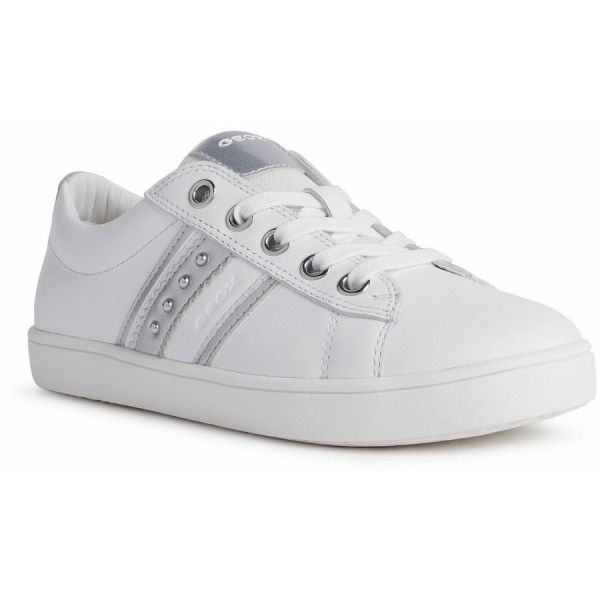 Geox Girls J16EUF J Kathe White/Silver