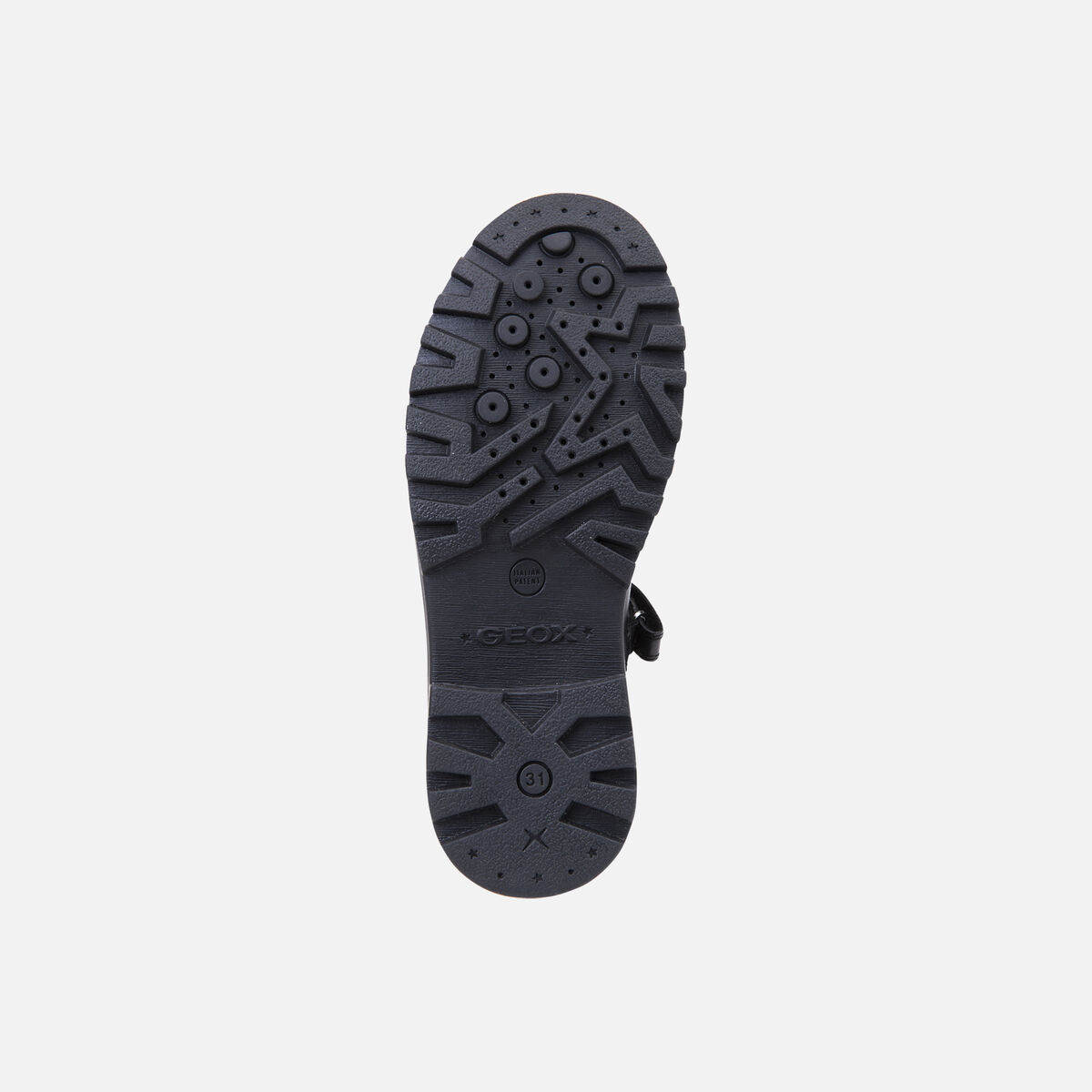 Geox J6420P 00085 C999 Casey Girls Black Nappa