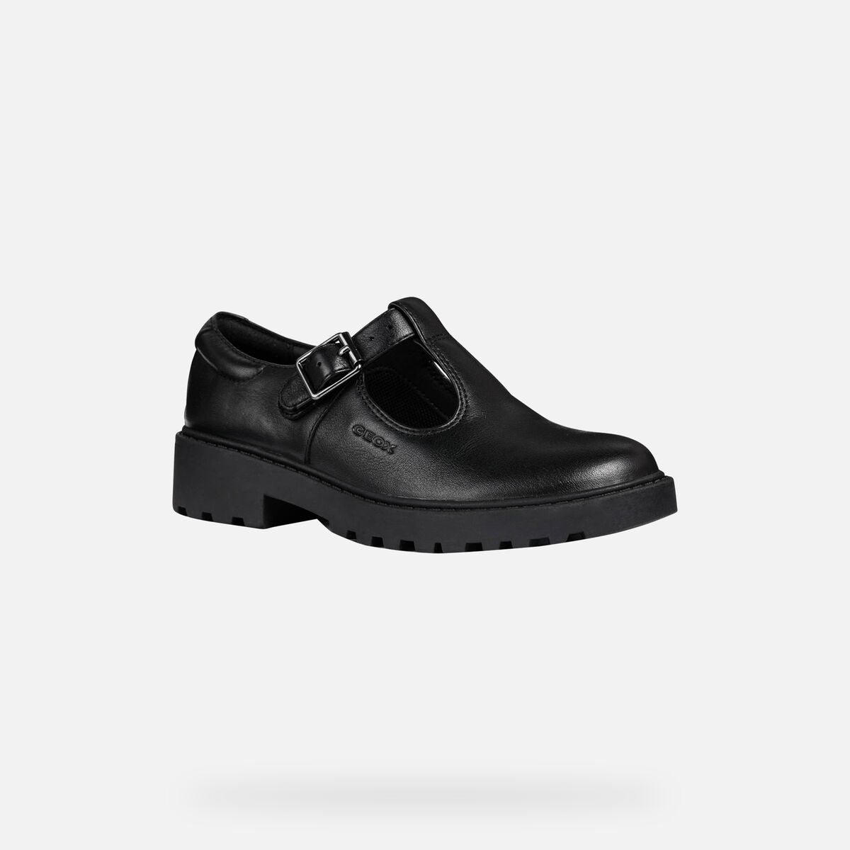 Geox J Casey J8420E Girls Black Nappa