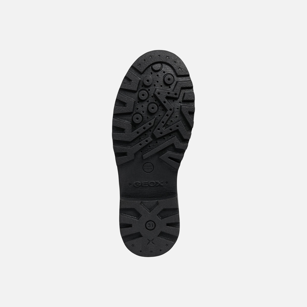 Geox J8420E Casey E Black Pat Black Patent