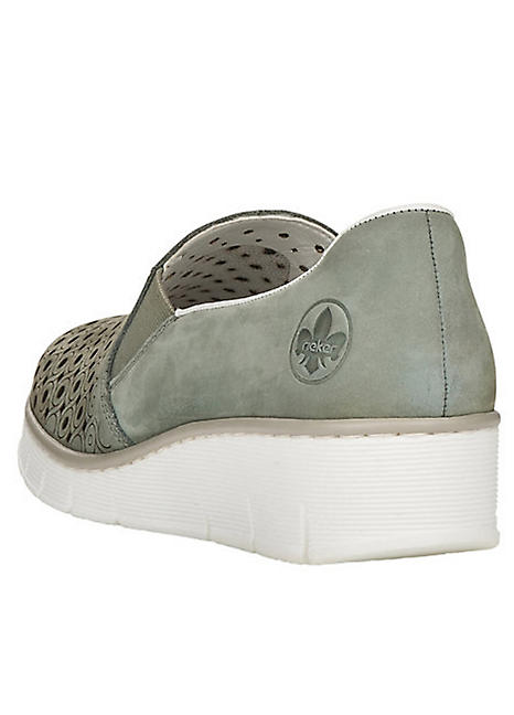 Rieker Ladies 53791-52 Mint Loafer