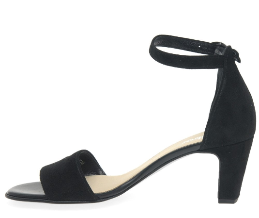 Gabor 21.790.17 Unicorn Black Ankle Strap Sandal