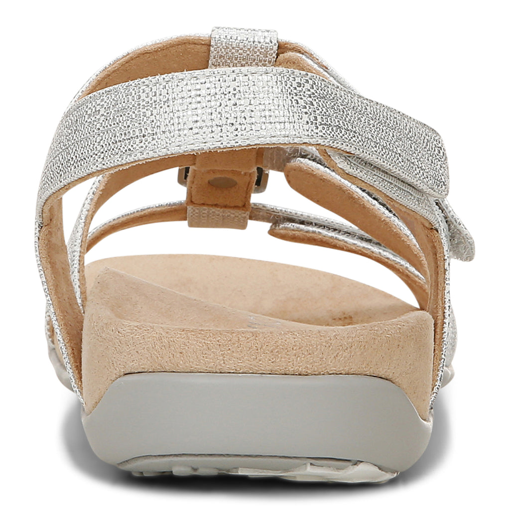 Vionic 10924S1020 Ladies Amber Silver Met Linen