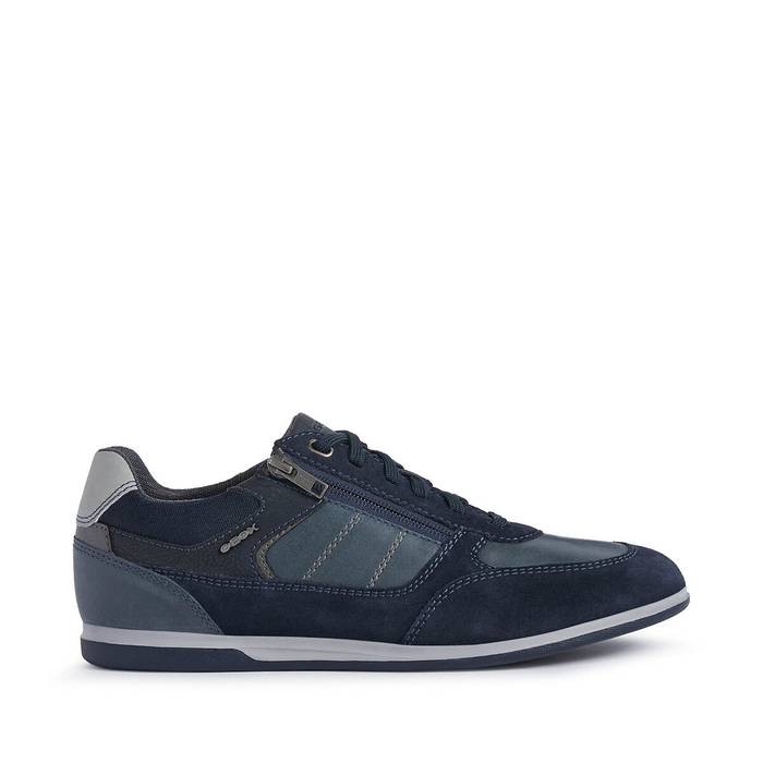Geox Mens U254GA U Renan - Suede Waxed Leather