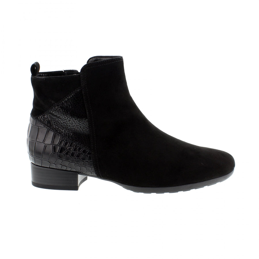 Gabor Ladies Bastia Black Ankle Boots 52.716.27H