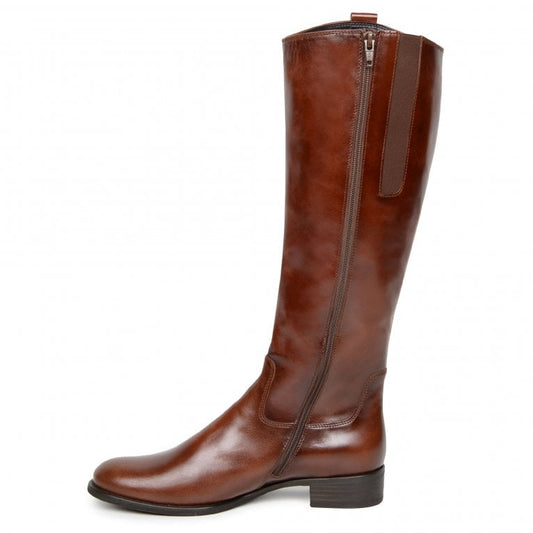 Gabor Ladies Brook M Sattle Brown Long Boots 51.649.22