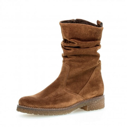 Gabor 92.703.43 Ladies Cognac Mid Calf Boot