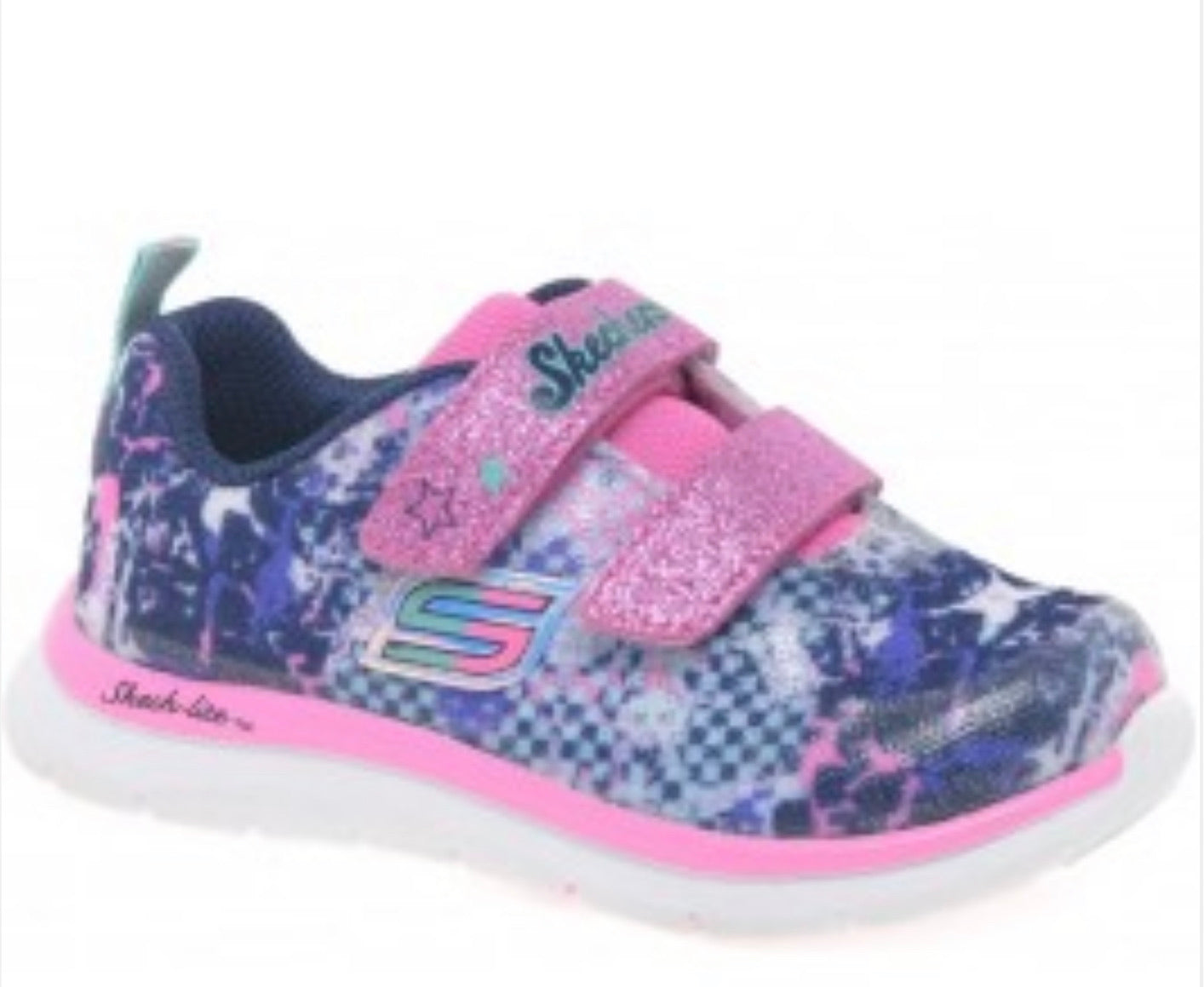 Skechers Kids Diamond Runner Pink/Purple Trainers 81658L