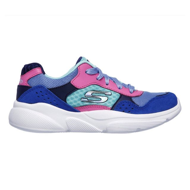 Skechers Kids Meridian - Charted Kids Blue Multi Trainers 81953L