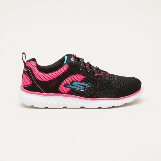 Skechers Kids Go Run 400 Black/Hot Pink Trainers 81355L