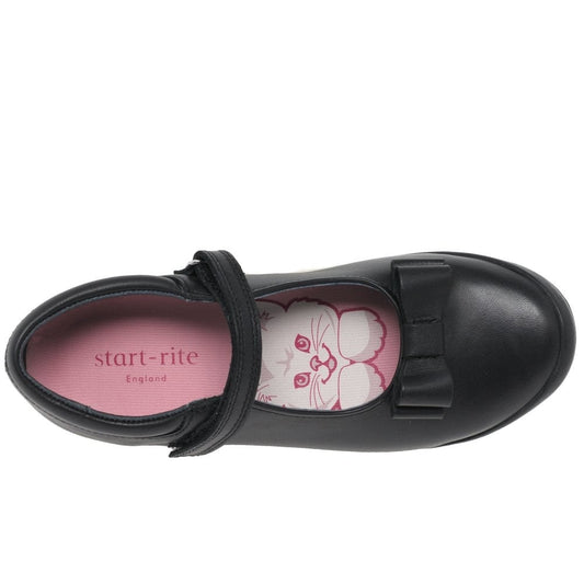 Start-Rite 2376-7 Pussycat Bow Leather Blk