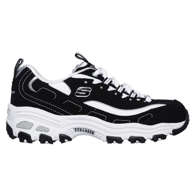 Skechers Kids D'Lites Biggest Fan Black Trainers 80587L